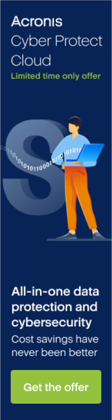 Acronis sponsored banner