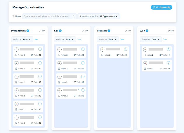 Manage your prospect partners with Elioplus Partner Recruiting PR software