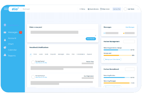 Partner Relation Management Software (PRM) solution by Elioplus